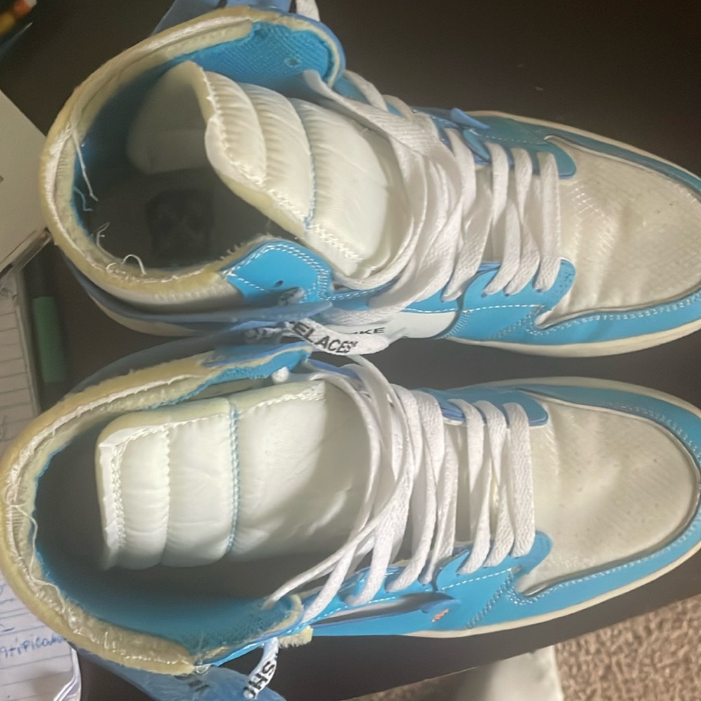Off white Jordan 1s